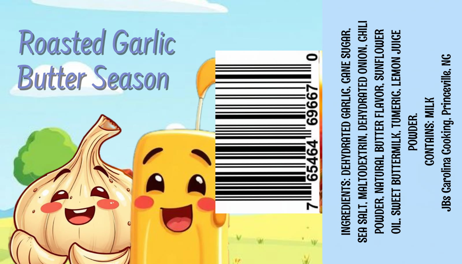 Roasted Garlic Butter Seasoning